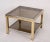 Tan Mid-Century Italian Brass Chrome and Glass Coffee Table, 1970s For Sale - Image 8 of 18
