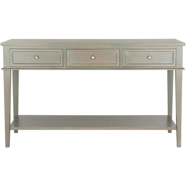 2020s Bailey Console With Storage Drawers in Black For Sale - Image 5 of 5