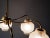 Gold Scandinavian Modern Swedish 6-Arm Ceiling Lamp, 1950s For Sale - Image 8 of 15