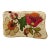 Vintage Handmade Needlepoint Pillow Wool Back to Velvet Floral For Sale
