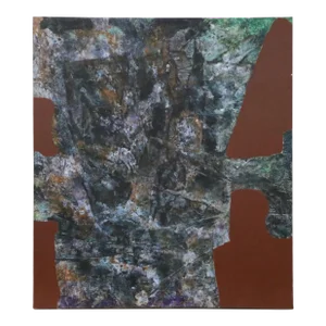 Original Abstract Mid-Century Modern Figural Oil Painting by Don Stacy