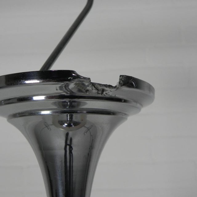 Art Deco Hanging Lamp with Pink Glass Shade, 1930s For Sale - Image 12 of 13