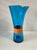Glass Swedish Modern Carafe in Turquoise by Jacob Bang for Holmegaard, 1950s For Sale - Image 7 of 9