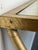 Metal Curule Gilt Iron Coffee Table With Antiqued Mirror Top by Miamar Home For Sale - Image 7 of 14