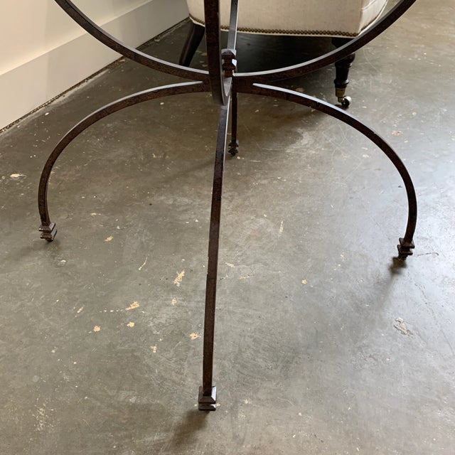 Pottery Barn Willow Smoked Mirrored Top Round Table Chairish