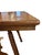 Victorian Vintage Oak Barley Twist Side Table With Lower Shelf For Sale - Image 3 of 7