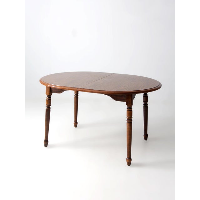 Vintage Colonial Revival Extension Dining Table For Sale - Image 14 of 18