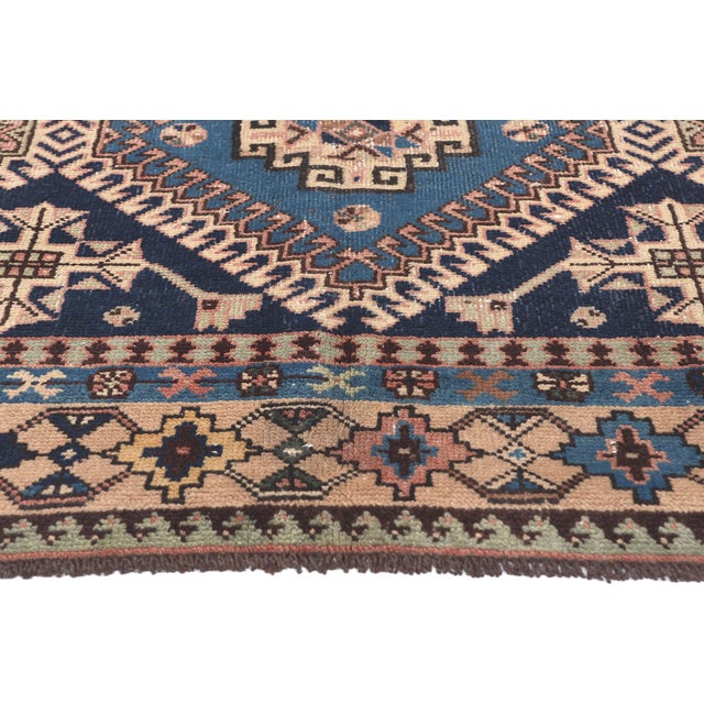 Early 20th Century Antique Persian Shiraz Rug - 06'05 X 08'11 For Sale - Image 5 of 9