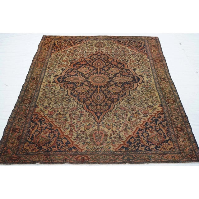Antique Malayer Rug 4'7'' x 6'8'' For Sale - Image 10 of 11