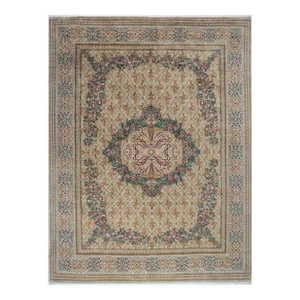 Handwoven Savonnerie Area Rug 9x11