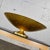 Gold Vintage Objet d'Art Monumental 4 Foot Diameter Bowl Store Display Fiberglass Gold Leaf Footed For Sale - Image 8 of 13