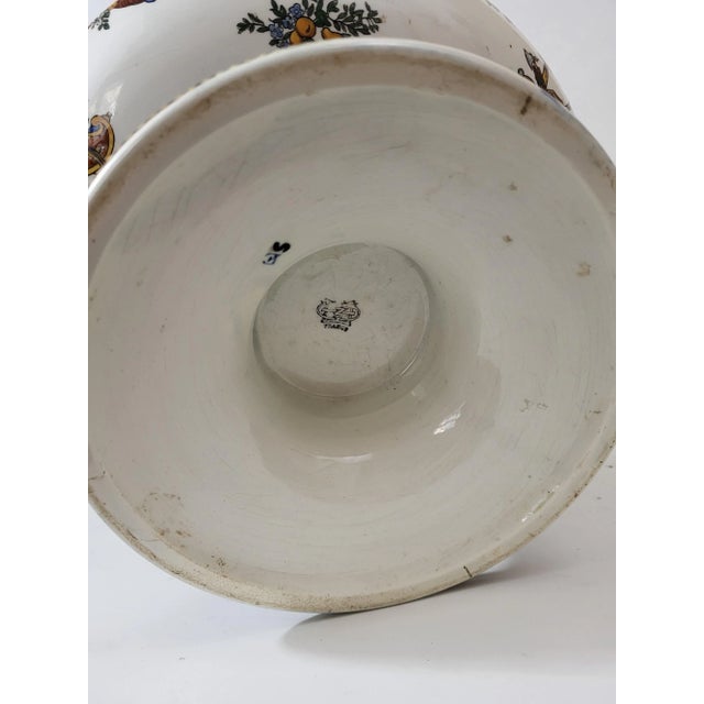 Earthenware Vase / Pot from Gien, 19th Century For Sale - Image 9 of 10