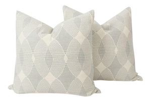Chloe Geometric Serpentine Pillow Cases, a Pair