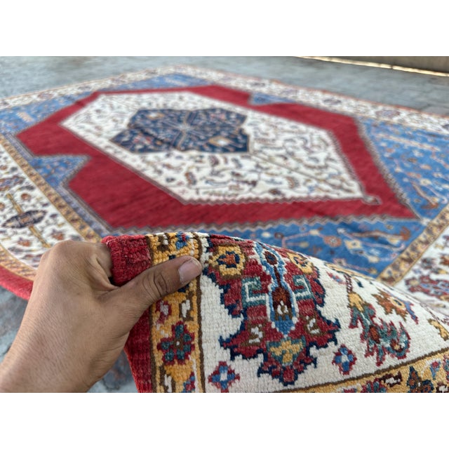 2020s Hand Knotted Turkish Oushak Rug For Sale - Image 5 of 6