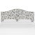 Transitional Ashland Headboard in Ivory Brush Cheetah, California King For Sale - Image 3 of 6