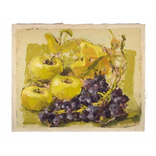 Oil on canvas realized by Franco Marzilli (1934-2010) in 1970s. Hand signed lower left. Very good condition. Franco...