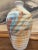 1970s Vintage Handmade Nemadji Minnesota Multicolored Stamped Ceramic Vase For Sale - Image 5 of 7
