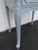 French Shabby Chic Serpentine Painted Gray Nightstand Side End Table 6635 For Sale - Image 10 of 15