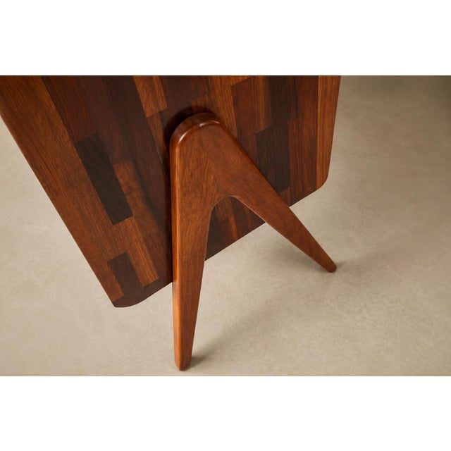 Brazilian Modern Patchwork Imbuia Chest of Drawers by Cimo, Brazil, 1950s For Sale - Image 14 of 18
