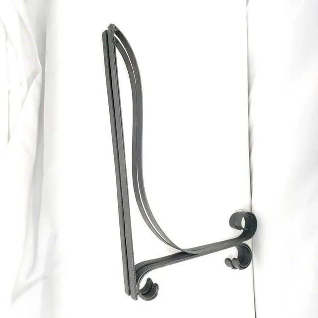 Vintage Wrought Iron Picture Holder Easel For Sale - Image 6 of 7