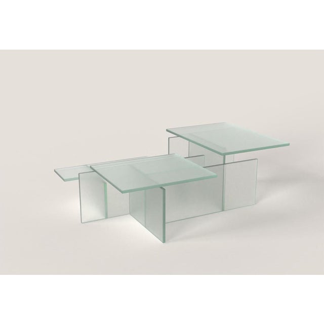 Not Yet Made - Made To Order Dedalo V2 Glass Low Table by Simone Fanciullacci For Sale - Image 5 of 11