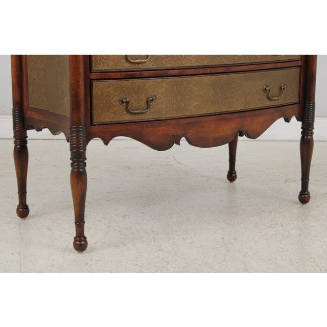 John Richard European Crossroads Copper Embossed Chest For Sale - Image 10 of 15