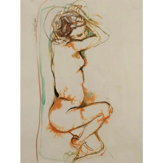 Nude is an original Contemporary artwork realized in 1963 by the italian artist Leo Guida (1992 - 2017). Original...