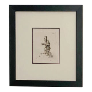 Late 18th Century Rembrandt Etching #40, by Francesco Novelli For Sale