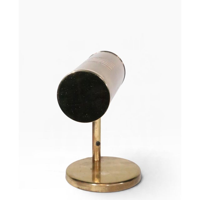 Brass Mid 20th Century Mid Century Modern Brass Flex Arm Desk Lamp by Walter Von Nessen For Sale - Image 8 of 18