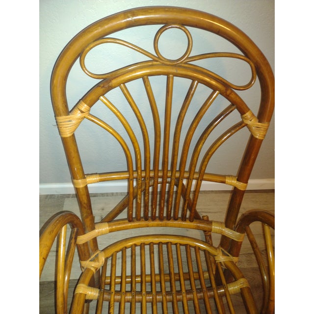 This is a gorgeous rocking chair made in Italy in the 1960s-1970s. It is in amazing vintage condition with no major...
