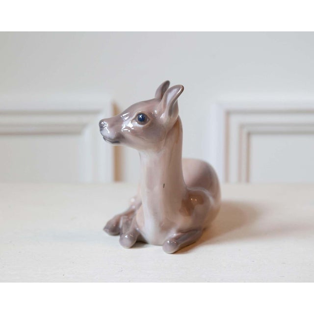 Mid-Century Modern Mid 20th Century Porcelain Deer by Dahl Jensen, Denmark For Sale - Image 3 of 8