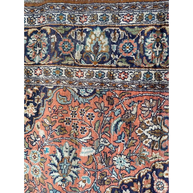 Vintage Silk Kashmir Rug, 1980s For Sale - Image 11 of 18
