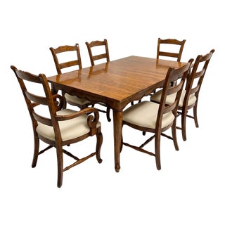 1990s Henredon French Provincial Dining Table For Sale