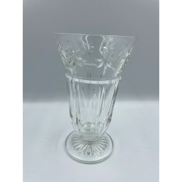 1980s Waterford Crystal Starburst Small Vase For Sale - Image 12 of 12