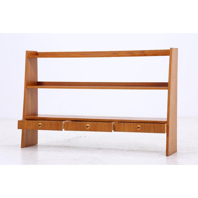 Mid-Century Danish Teak Bookcase, 1960s For Sale - Image 6 of 15