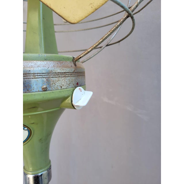Zodiaco Column Fan from San Giorgio, Italy, 1950s For Sale - Image 10 of 16