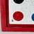 Rare to Market Vintage Carnival Fairground Polkadot Dart Board in Red Wood Frame For Sale - Image 4 of 9