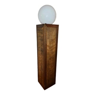 Mid-Century Modern Globe on Column Floor Lamp For Sale