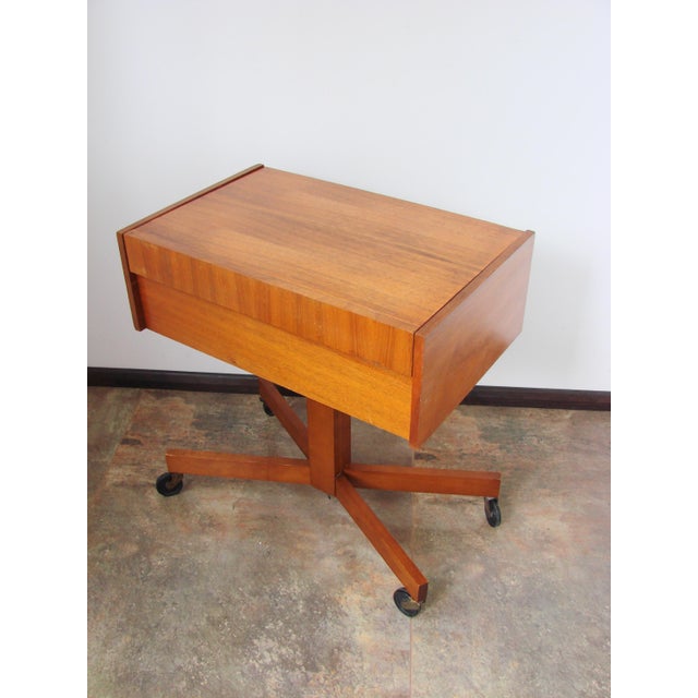 Small Cabinet on Castors, 1960s For Sale - Image 10 of 11