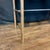 Gold French Balcony Console Table With Marble Top & Gold Figural Wrought Iron For Sale - Image 8 of 9
