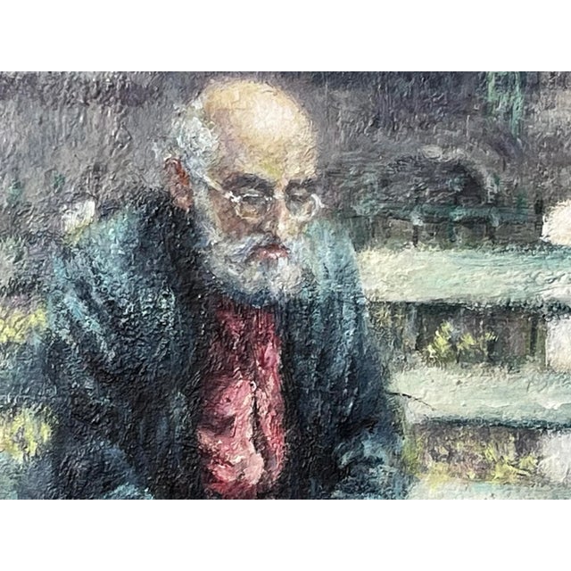 Men Playing Checkers New York Park by Monroe Resiman For Sale - Image 4 of 9