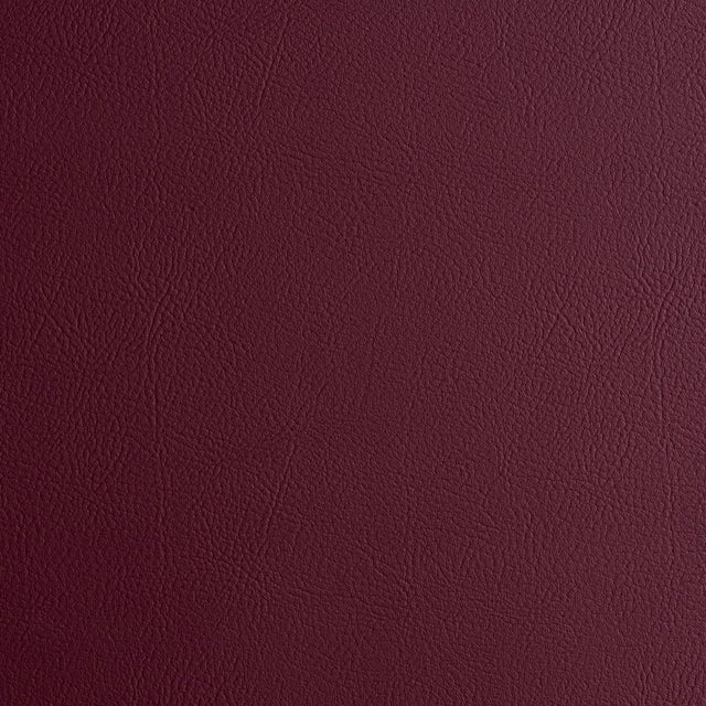Schumacher Sample - Schumacher Vegan Leather Indoor/Outdoor Fabric In Merlot For Sale - Image 4 of 5