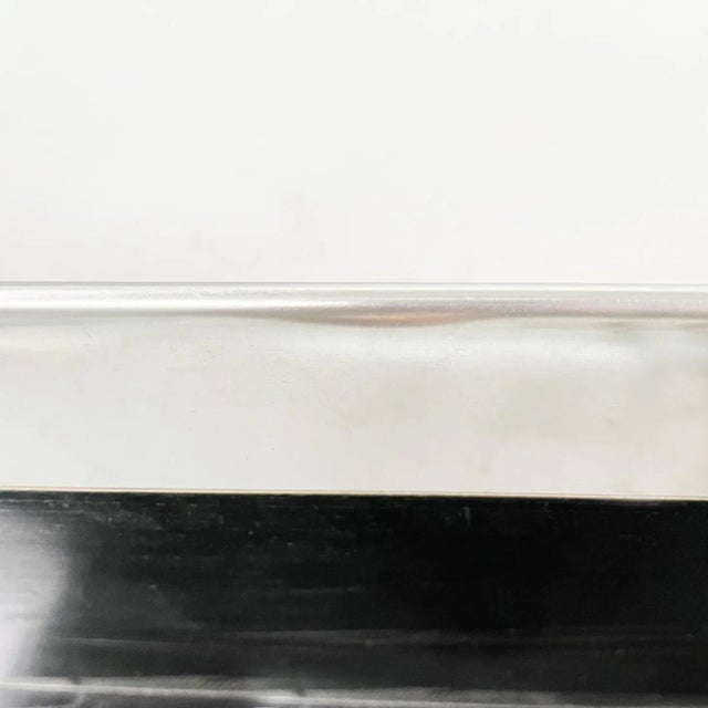 Modern Italian Wooden Steel Shelf, 1980s For Sale - Image 6 of 10