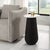 The Curved Forms Of The Total Eclipse Accent Table Come Together Creating Juxtaposed Textures Of Polished White Marble And...