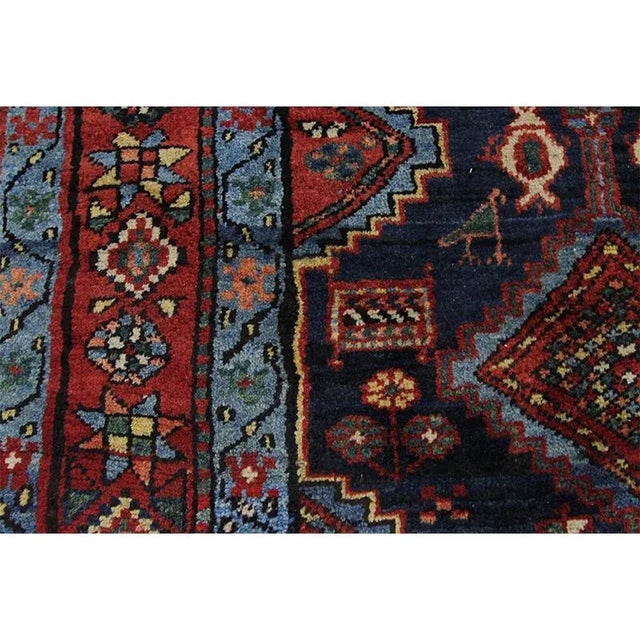 1920s Old Persian Heriz Runner Rug 3’2″ X 13’0″ For Sale - Image 5 of 10