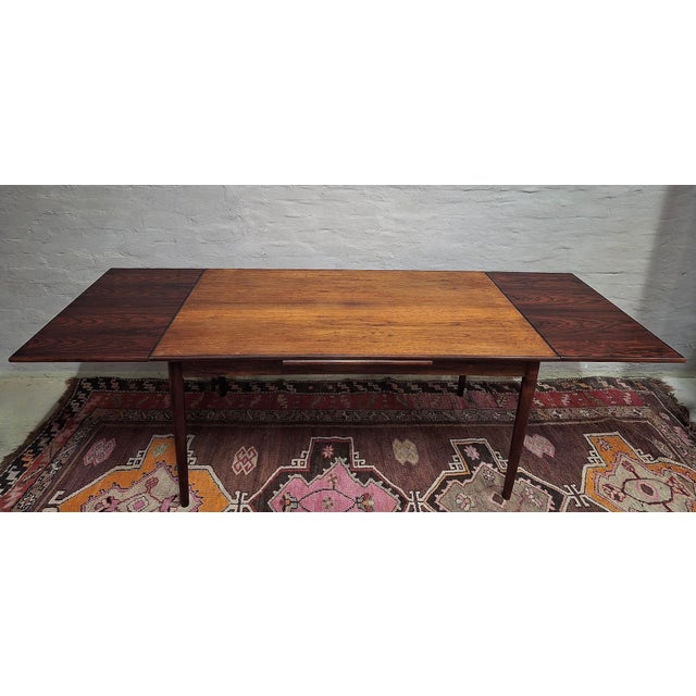 Mid-Century Modern Large Danish Rosewood 10-Seater Dining Table from Vemb Mobelfabrik, 1960s For Sale - Image 3 of 18
