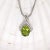 4.4ct Peridot Pendant with Earth Mined Diamonds in Solid 14K Gold Oval 11x9mm For Sale - Image 10 of 10
