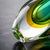 Mid-Century Modern Murano Style Teardrop Art Glass Sculpture For Sale - Image 4 of 8
