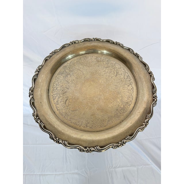 Serving Tray Side Table For Sale In Houston - Image 6 of 6