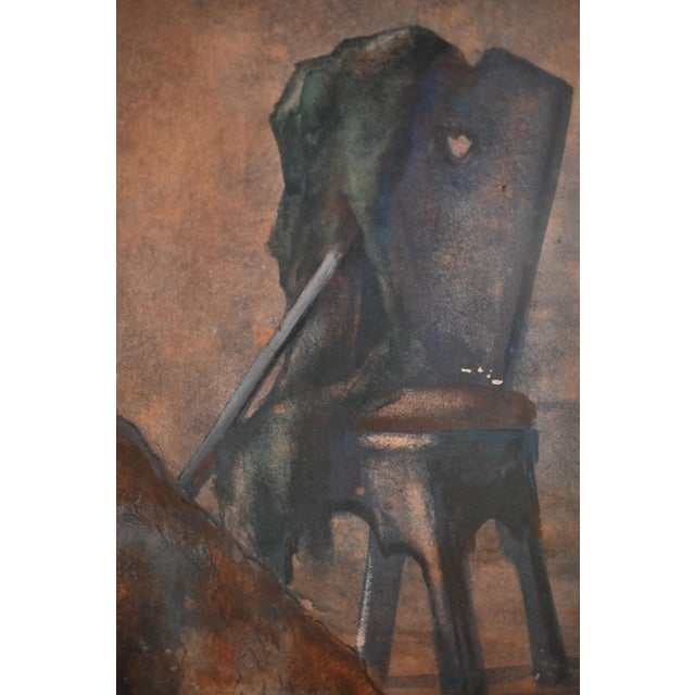 White Antique Watercolor Painting of Two Setters by British Artist Alfred Hugh Fisher For Sale - Image 8 of 10